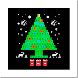 Chemistree Science Christmas Tree Posters and Art